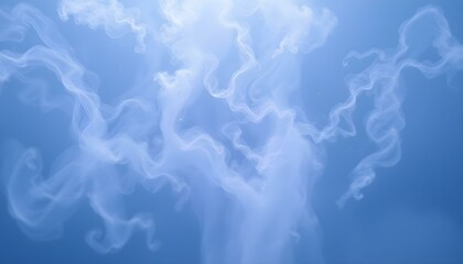 Obraz premium Abstract Blue Swirls Elegant Light Background Design Sea Sky Flow Soft