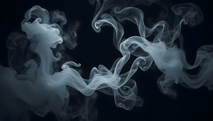 Fototapeta premium Abstract Smoke Swirls Elegant Gray Design Background fog air art flow 
