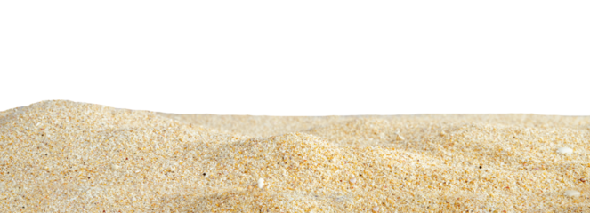 desert sand expanse border isolated