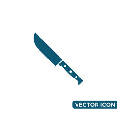 Simple Knife Icon Design Template 