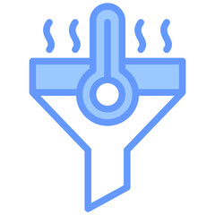 Warm Lead Blue Icon