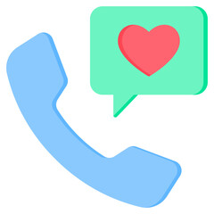Cold Calling Flat Icon