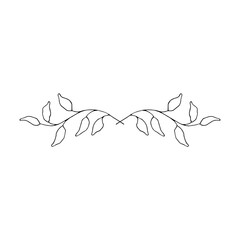 illustration of an laurel element