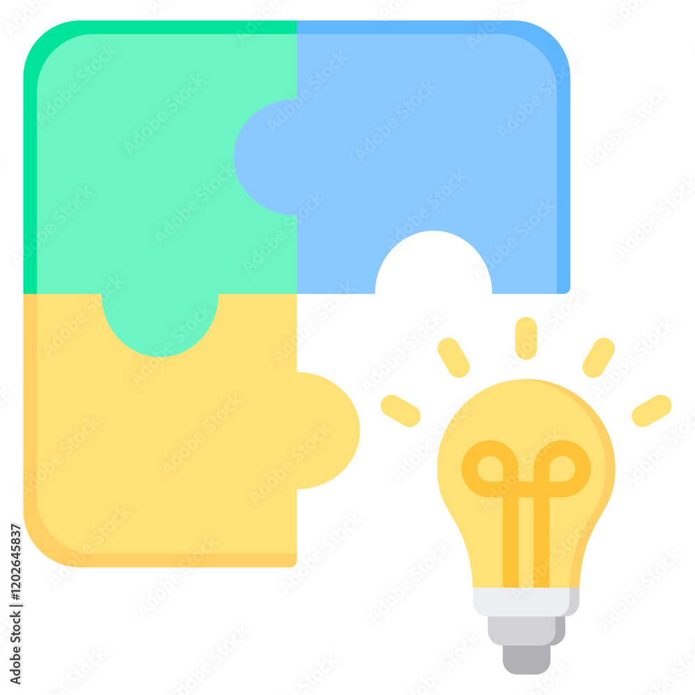 Poster Problem Solving Flat Icon