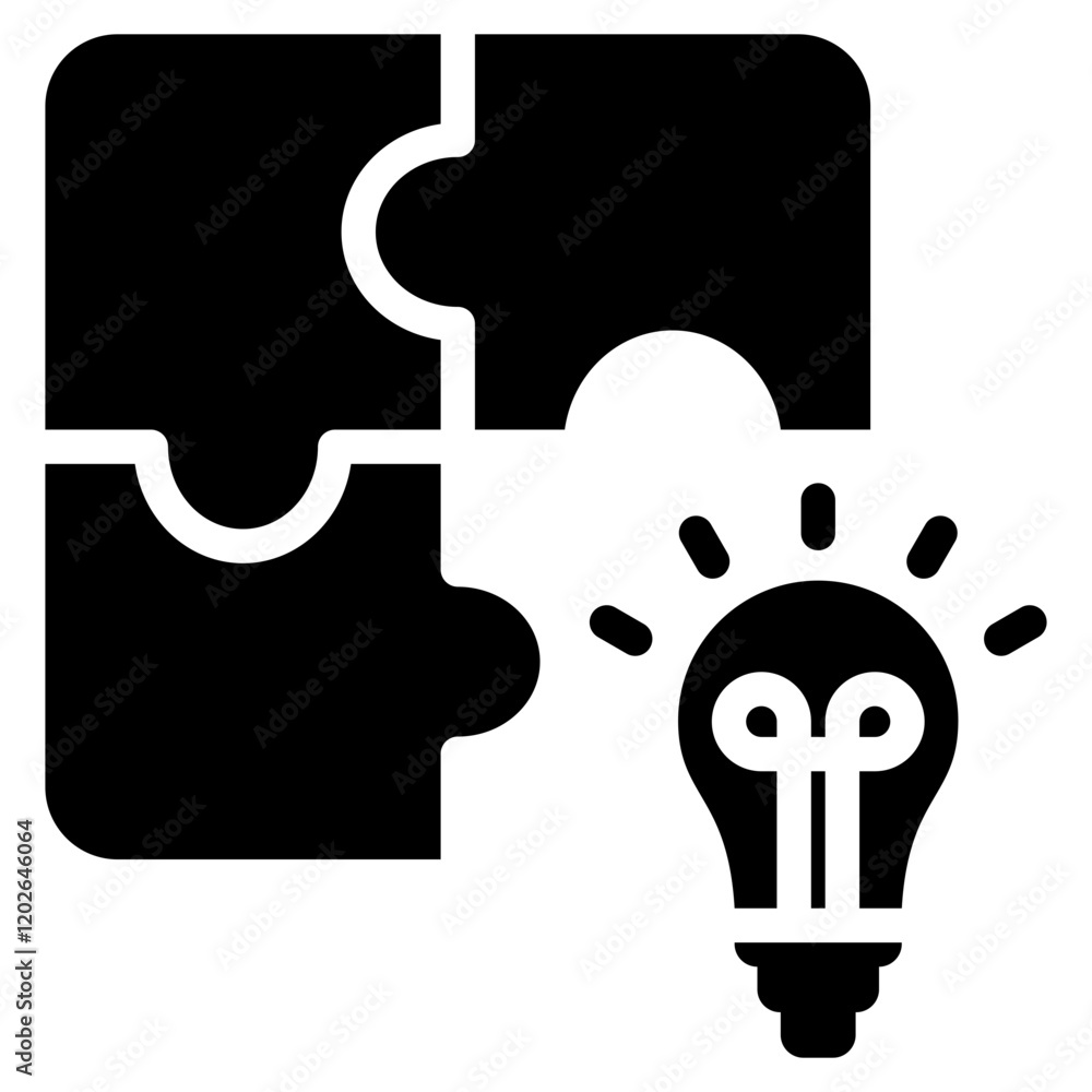 Poster Problem Solving Glyph Icon