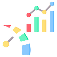 Benchmark Matrix Flat Icon