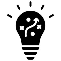 Strategic Glyph Icon