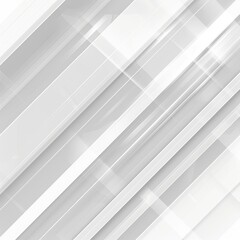 Fototapeta premium Abstract gray and white geometric background with diagonal overlapping stripes and rectangles.