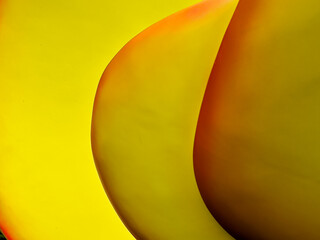 Bright Yellow And Orange Shapes