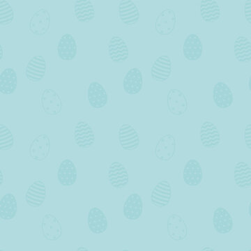 Seamless pattern easter eggs background