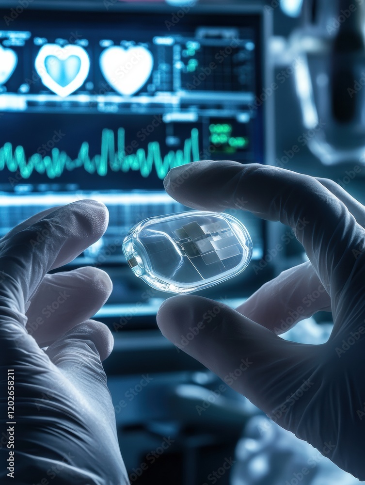 Poster innovative capsule technology enhances healthcare monitoring for patients with heart conditions. gen