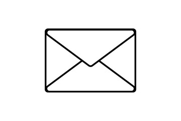 シンプルなメールアイコンイラスト素材
Simple email icon illustration material