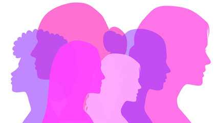 Pink colour women PNG,perfect for women's day and mother's day celebration themed designs 