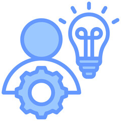 Development Blue Icon