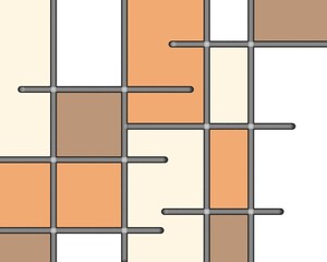 set of four modern kitchen appliances