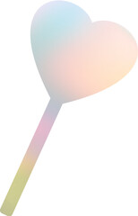 Dreamy Holographic Gradient Pastel Element