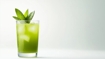 97.Aloe Juice Aloe Vera Isolated White Background