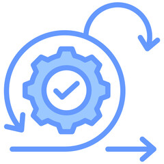 Agile Blue Icon