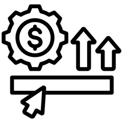 Monetization Outline Icon