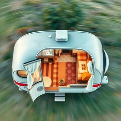 Fototapeta premium CAMPER VAN