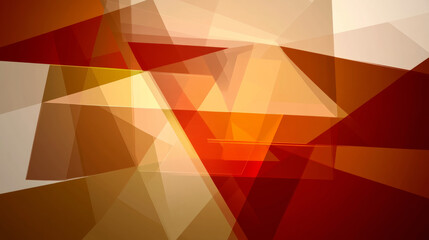 Abstract geometric shapes in warm tones