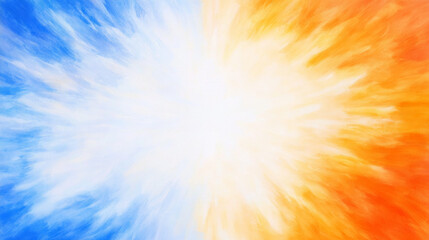 Fototapeta premium Dynamic abstract background with blue and orange hues