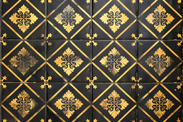 Timeless Opulence: An Iconic Luxury Design Pattern Infused with Geometric & Floral Motifs