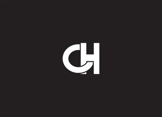 CH initial creative logo design and modern logo