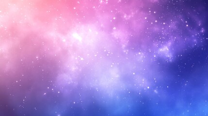 Obraz premium A dreamy galaxy mist gradient background.featuring soft purples, blues, and pinks with misty effects.highlighting the beauty of space.Ideal for sci-fi projects, astronomy blogs, and magical designs