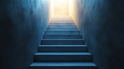 Illuminated Steps: A Journey Towards the Light