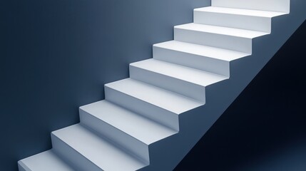 Ascension: A Minimalist Staircase Reaching for the Light
