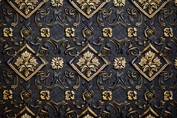 Timeless Opulence: An Iconic Luxury Design Pattern Infused with Geometric & Floral Motifs