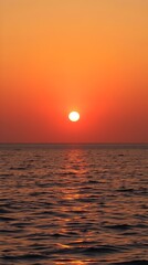 Amber Horizon with Warm Golden Hour Light