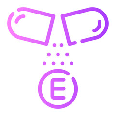 vitamin e gradient icon