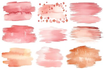Obraz premium Valentine day watercolor style love backgrounds artistic design digital environment