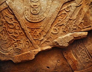 Textured Backgrounds: Whispers of Ancient Civilizations in Stone and Clay