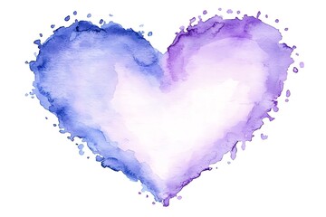 Valentine day love celebration watercolor style heart art romantic theme vibrant colors