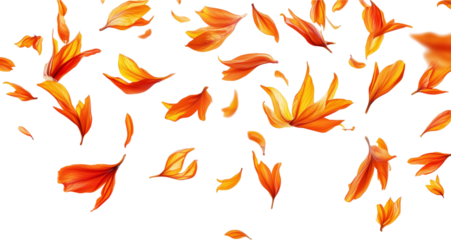 Saffron Threads Isolated on Transparent Background, Premium Stock Image, AI Generated