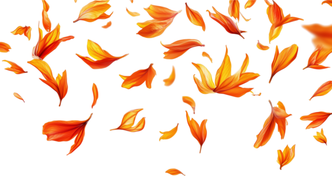 Saffron Threads Isolated on Transparent Background, Premium Stock Image, AI Generated