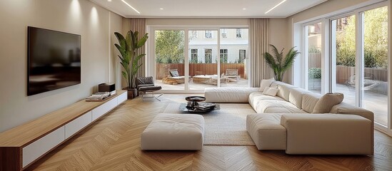 A perfect blend of comfort and style in a modern living room setting.
