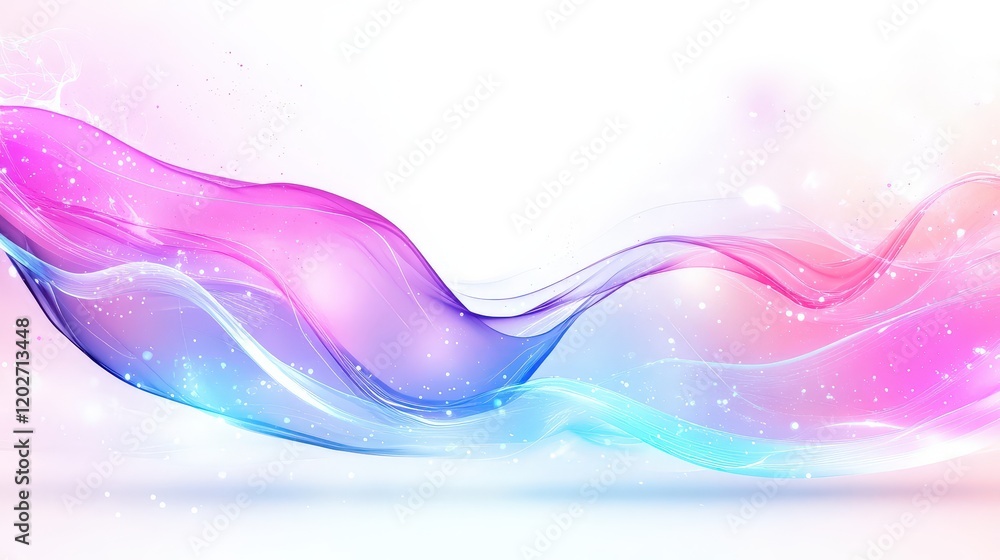 Aufkleber a minimalist abstract tech background featuring clean lines, glowing light trails, and subtle textur