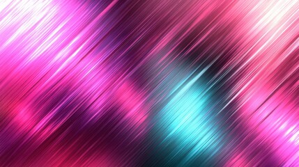 Fototapeta premium Abstract Pink and Teal Diagonal Lines Background Modern Dynamic Striped Texture Vibrant Gradient