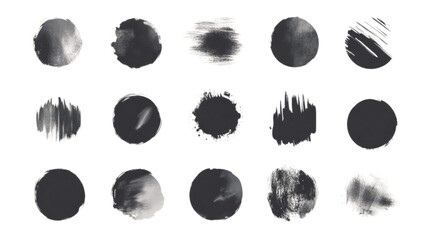 black and white buttons