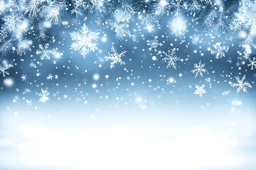 Winter Snowflake Background Design