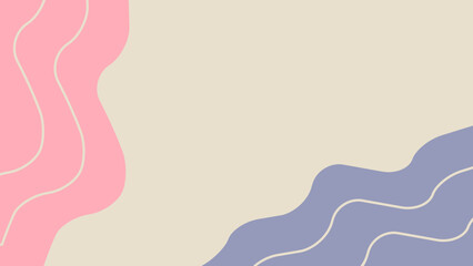 Aesthetic organic abstract colorful background vector