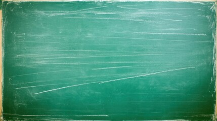 Green Chalkboard Texture: A Blank Canvas for Learning and Creativity