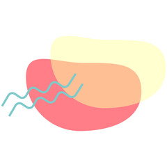 Aesthetic blobs vector