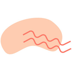 Aesthetic blobs vector