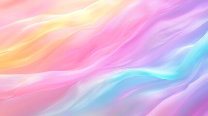 Obraz premium Abstract Pastel Swirls of Color and Light