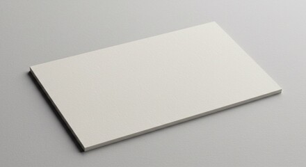 Textured business card mockup closeup.